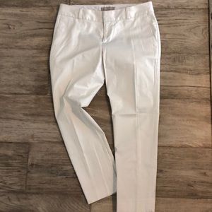 White Ankle Length Pants